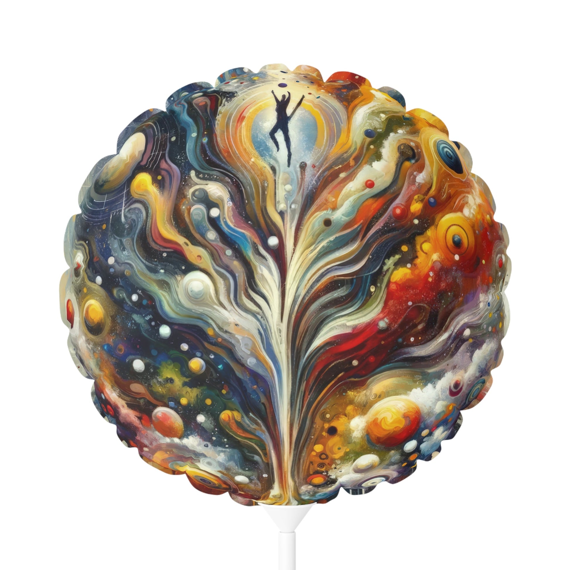 Cosmic Vision Tree Balloon (Round and Heart-shaped), 11" - ATUH.ART
