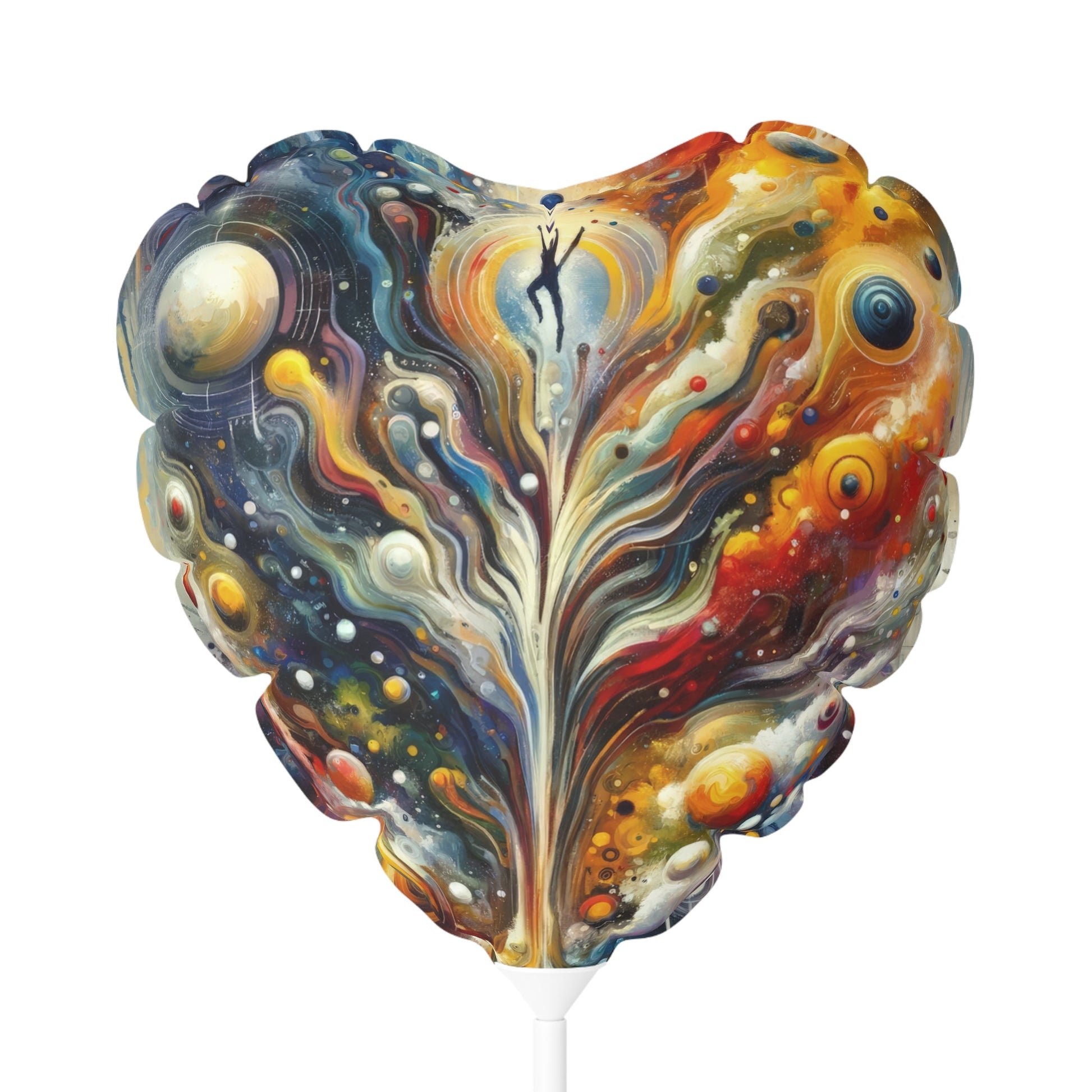 Cosmic Vision Tree Balloon (Round and Heart-shaped), 11" - ATUH.ART