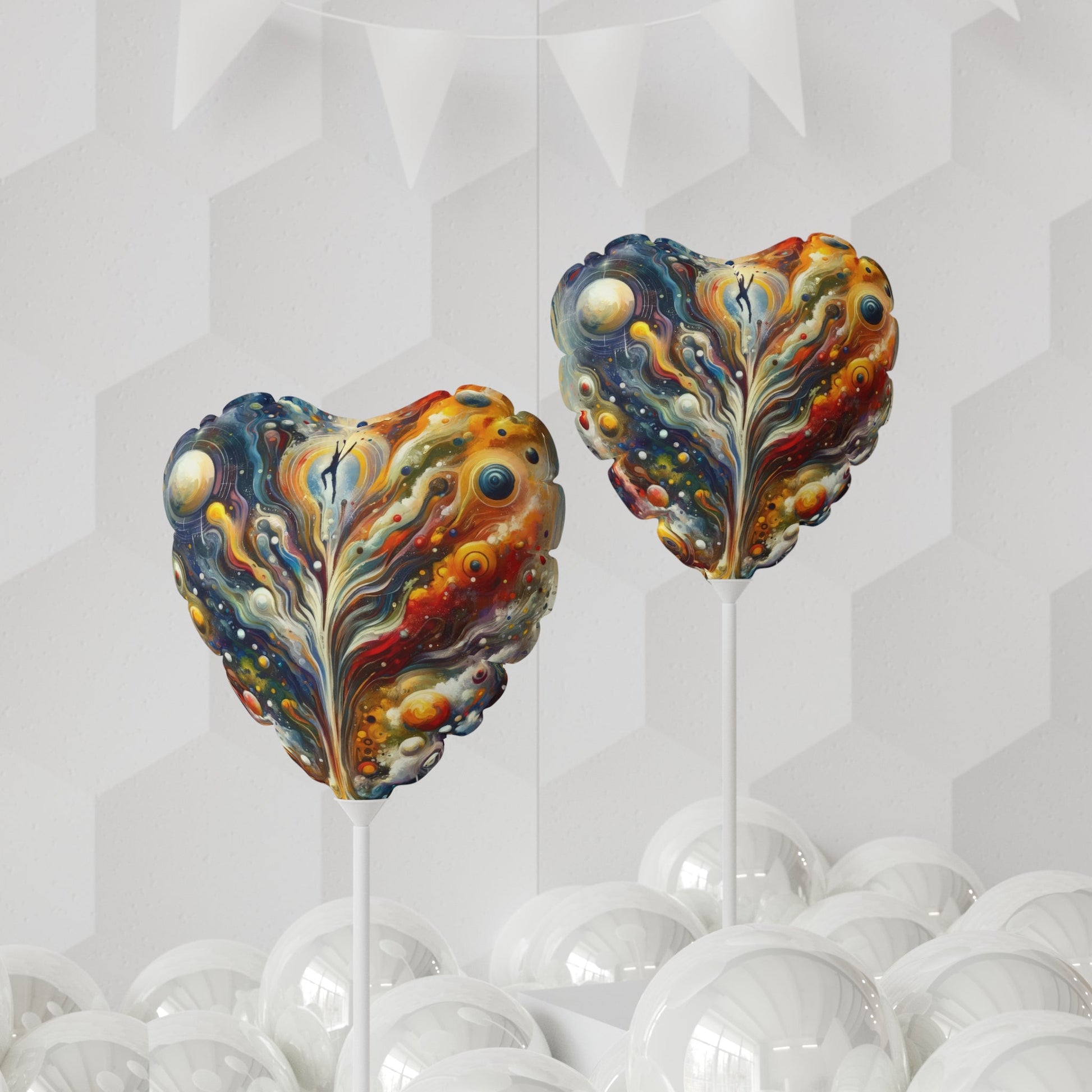 Cosmic Vision Tree Balloon (Round and Heart-shaped), 11" - ATUH.ART