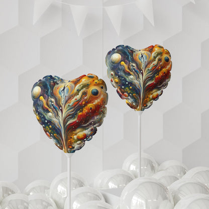 Cosmic Vision Tree Balloon (Round and Heart-shaped), 11" - ATUH.ART