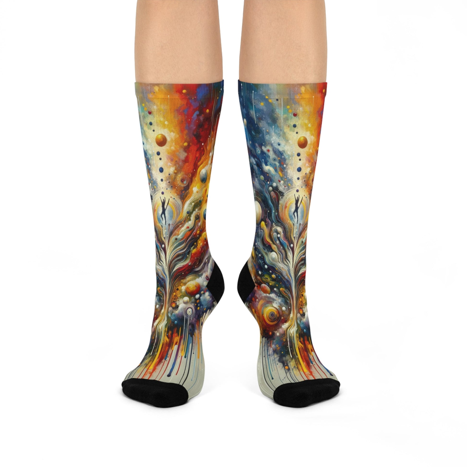Cosmic Vision Tree Cushioned Crew Socks - ATUH.ART