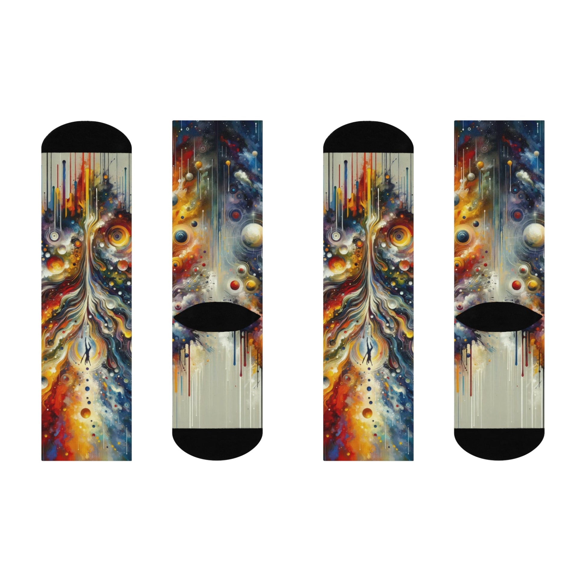 Cosmic Vision Tree Cushioned Crew Socks - ATUH.ART