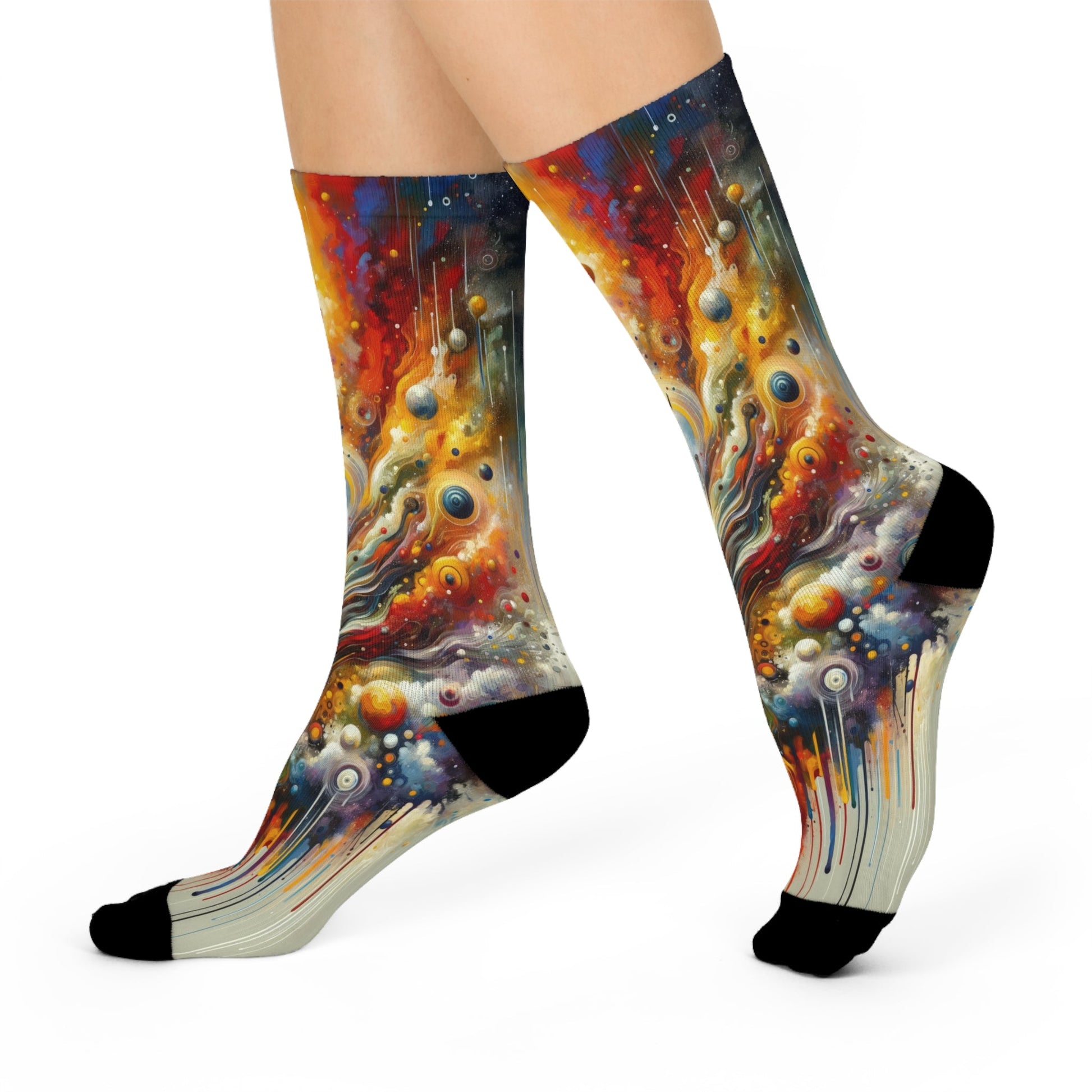 Cosmic Vision Tree Cushioned Crew Socks - ATUH.ART