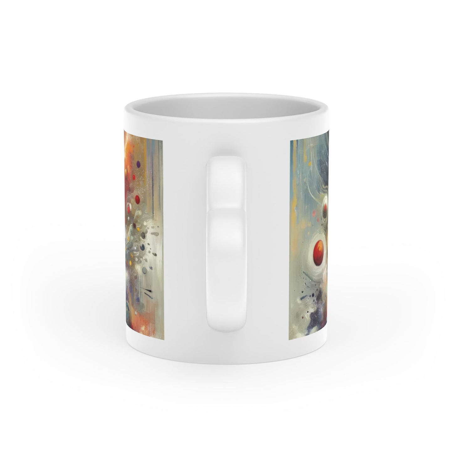 Cosmic Vision Tree Heart-Shaped Mug - ATUH.ART