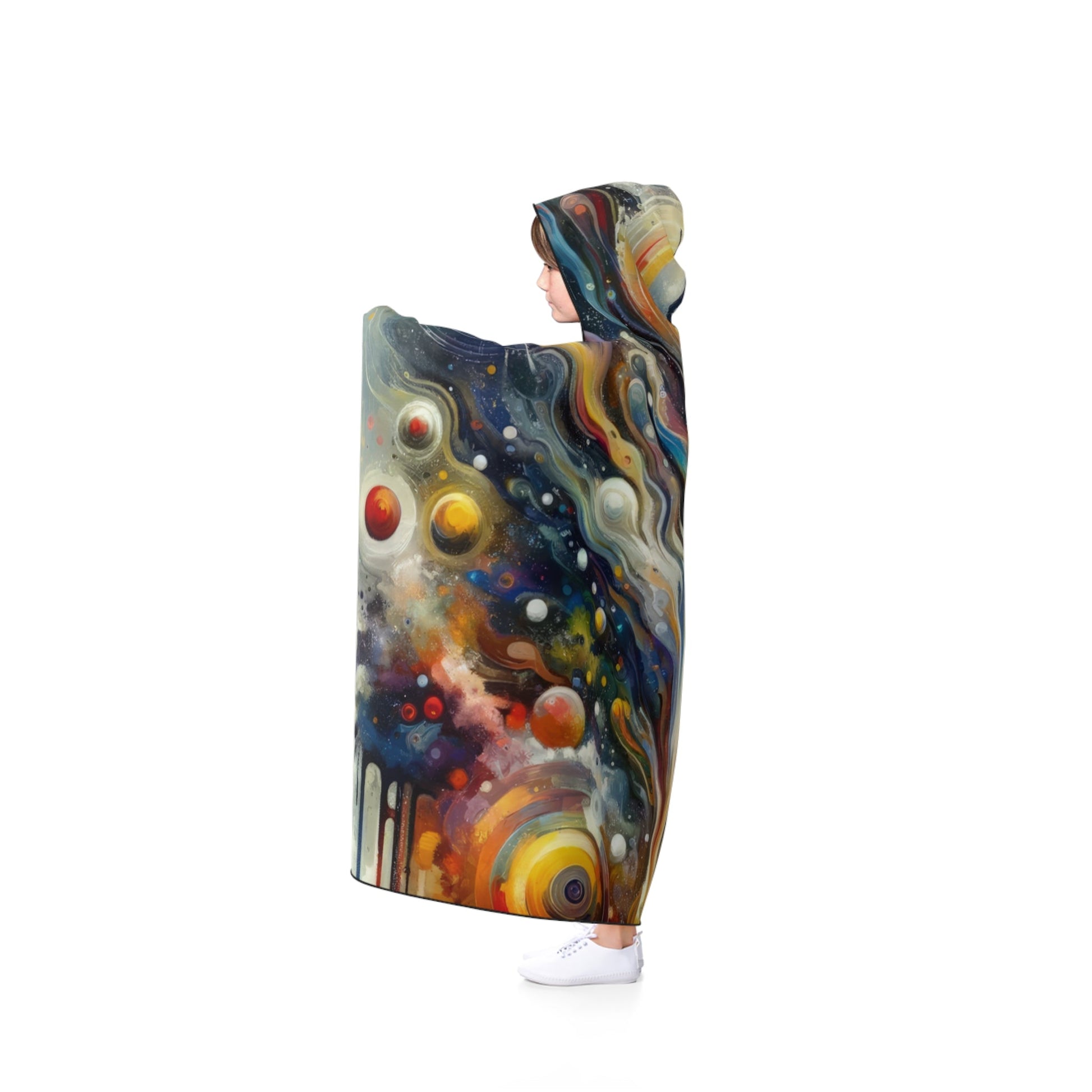 Cosmic Vision Tree Hooded Blanket - ATUH.ART