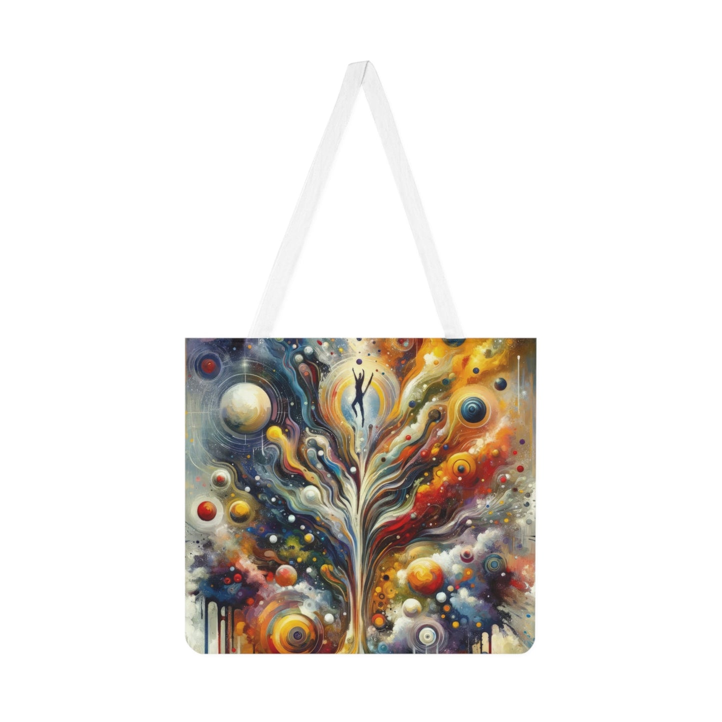 Cosmic Vision Tree Shoulder Tote Bag (AOP) - ATUH.ART