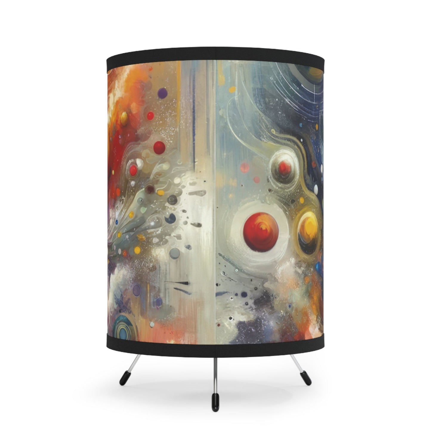 Cosmic Vision Tree Tripod Lamp with High-Res Printed Shade, US\CA plug - ATUH.ART