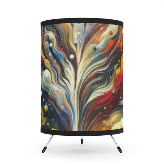 Cosmic Vision Tree Tripod Lamp with High-Res Printed Shade, US\CA plug - ATUH.ART