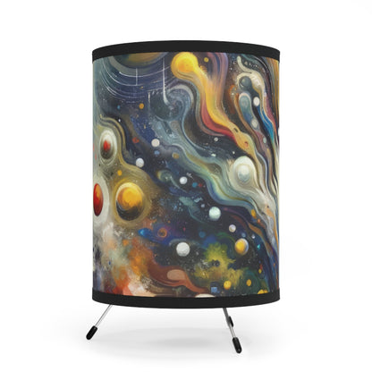 Cosmic Vision Tree Tripod Lamp with High-Res Printed Shade, US\CA plug - ATUH.ART