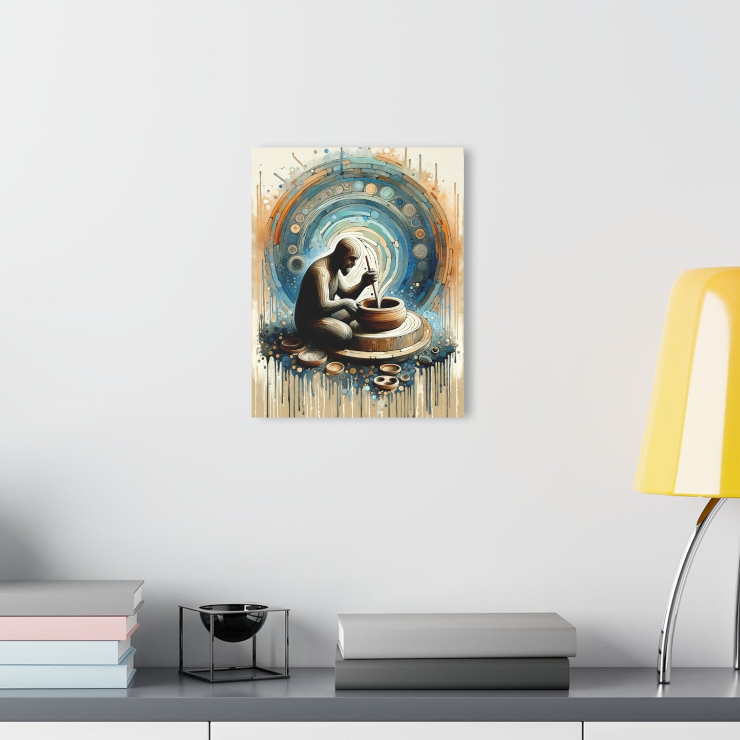 Crafting Semantic Pottery Acrylic Prints (French Cleat Hanging) - ATUH.ART