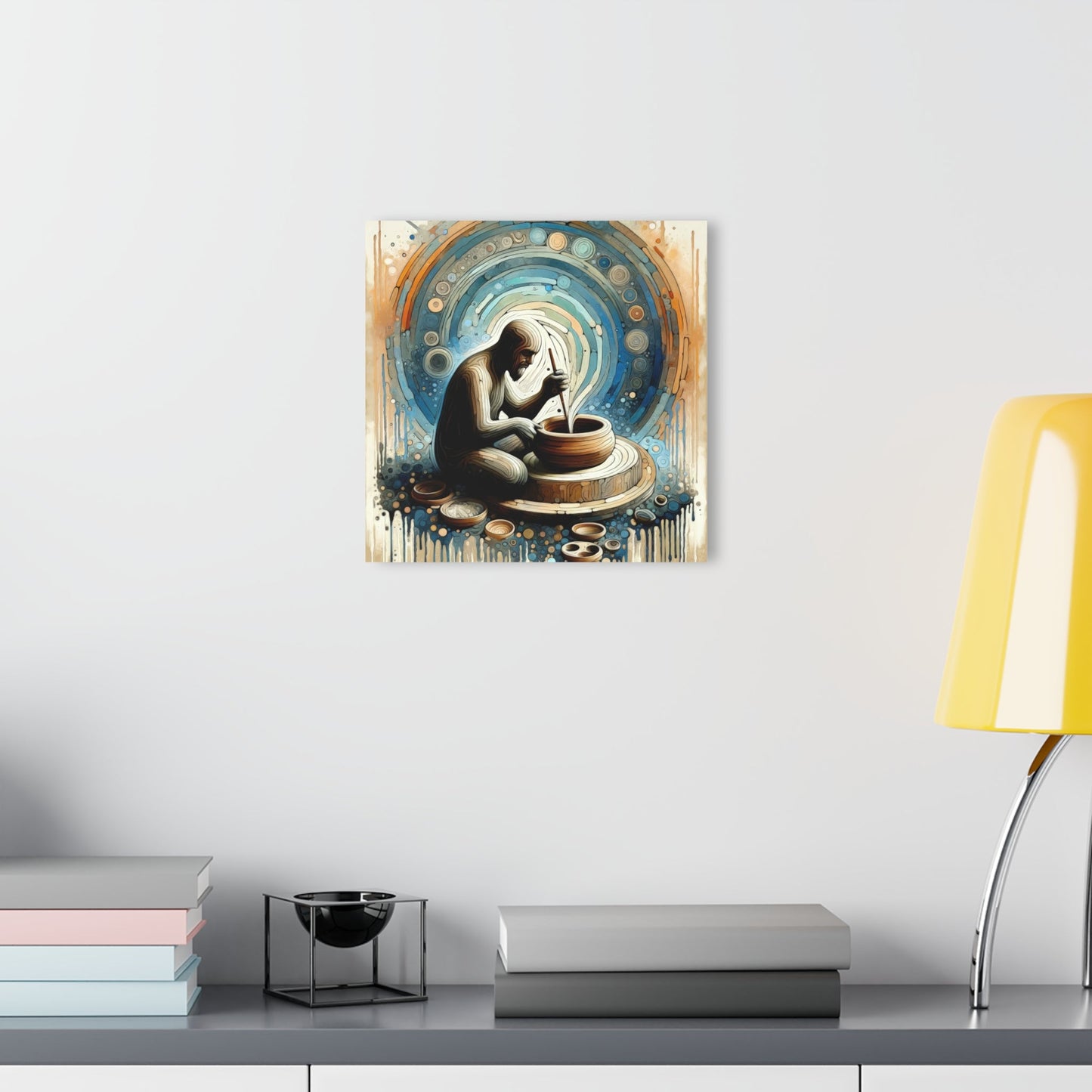 Crafting Semantic Pottery Acrylic Prints (French Cleat Hanging) - ATUH.ART