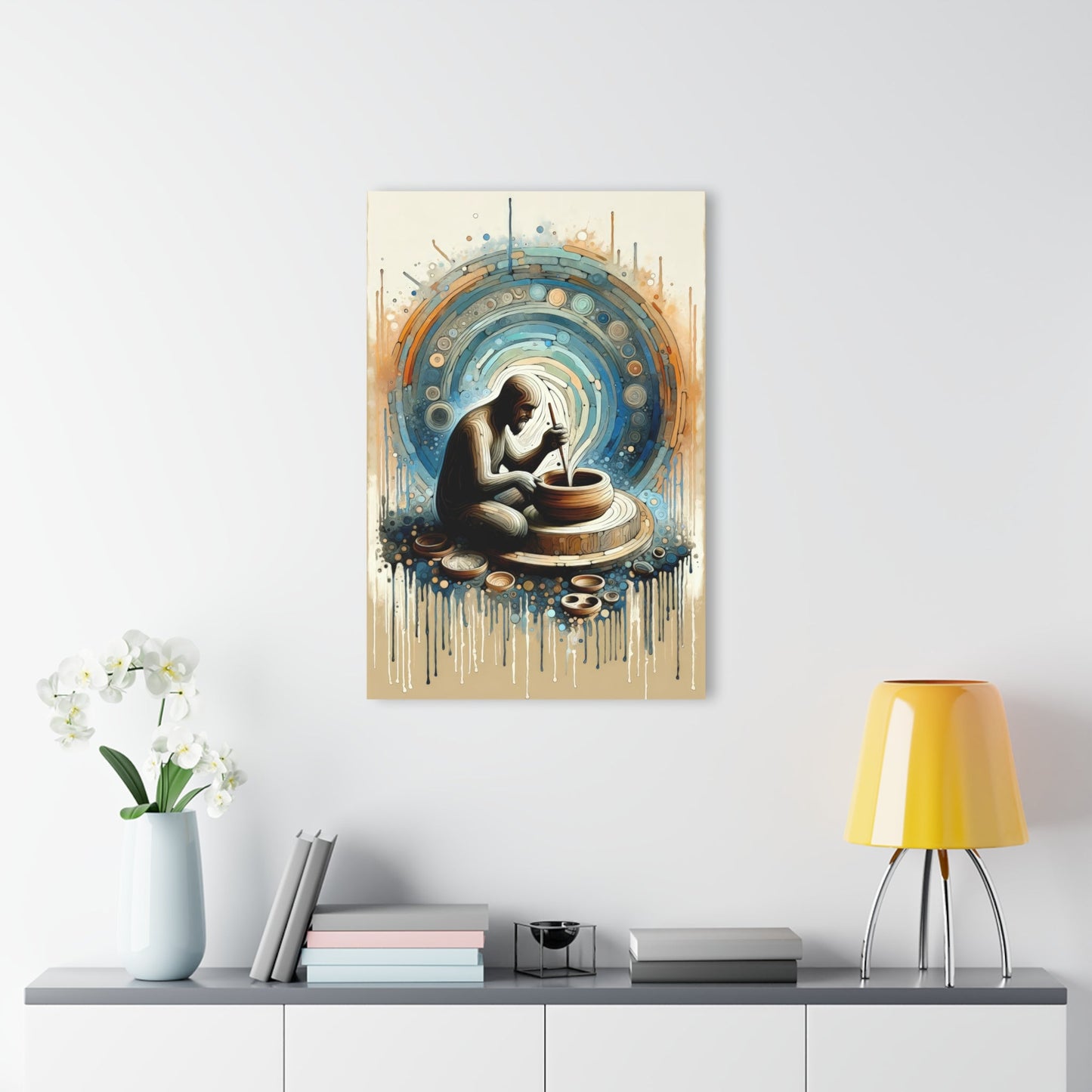 Crafting Semantic Pottery Acrylic Prints (French Cleat Hanging) - ATUH.ART