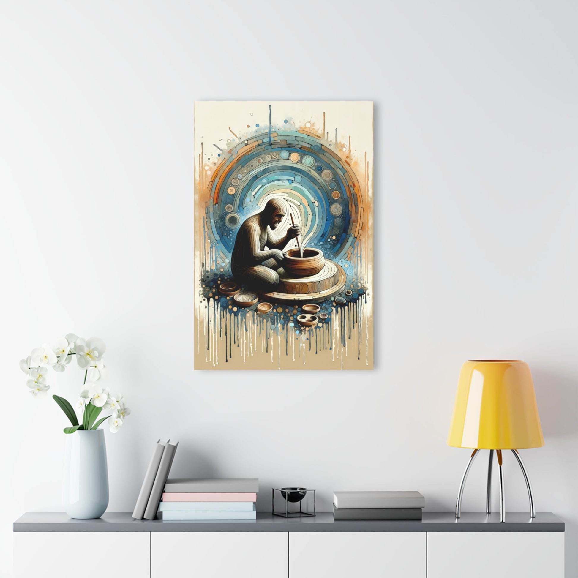 Crafting Semantic Pottery Acrylic Prints (French Cleat Hanging) - ATUH.ART