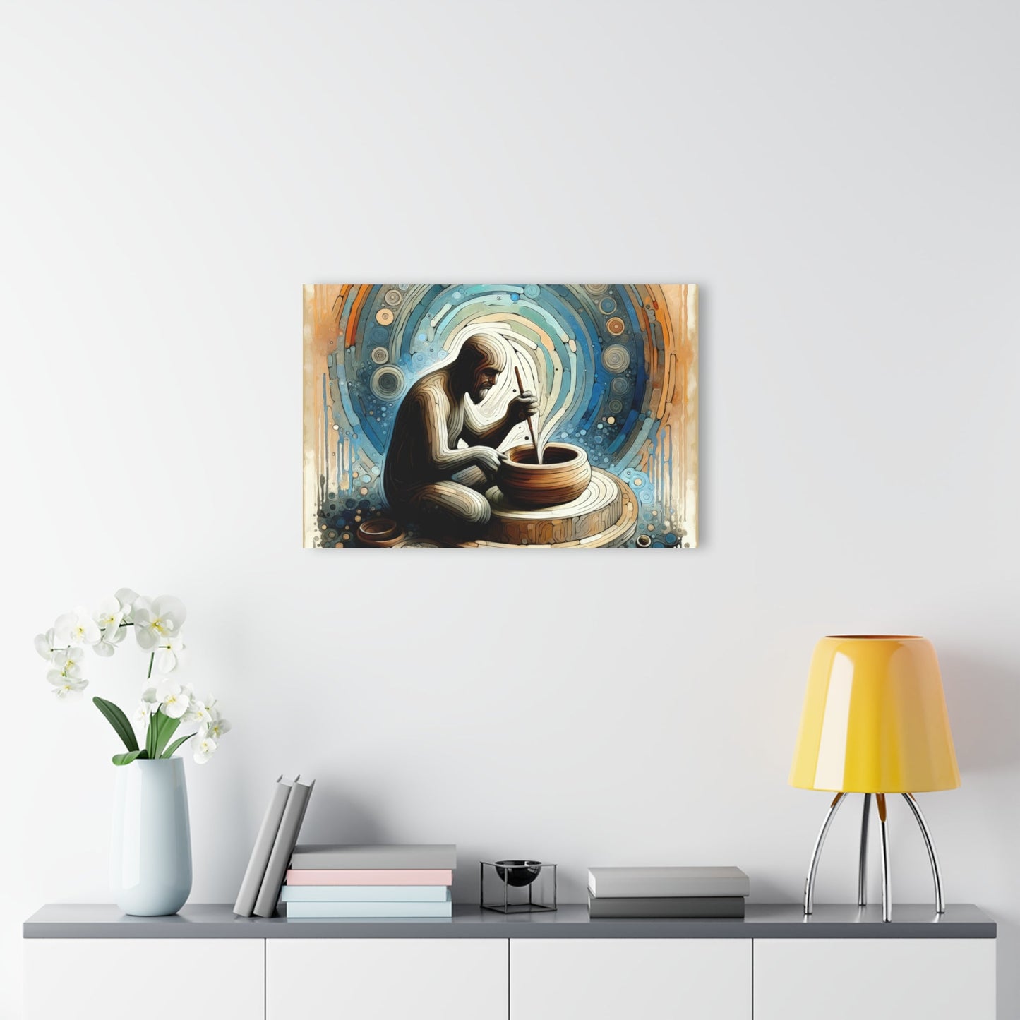 Crafting Semantic Pottery Acrylic Prints (French Cleat Hanging) - ATUH.ART