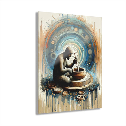Crafting Semantic Pottery Acrylic Prints (French Cleat Hanging) - ATUH.ART
