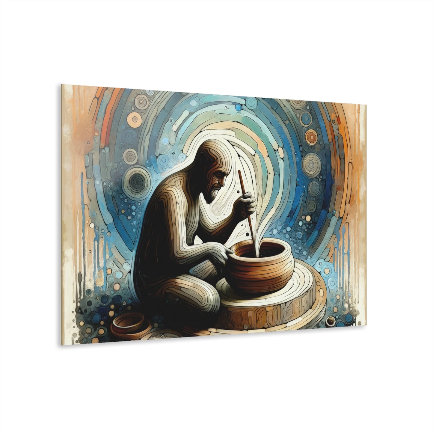 Crafting Semantic Pottery Acrylic Prints (French Cleat Hanging) - ATUH.ART