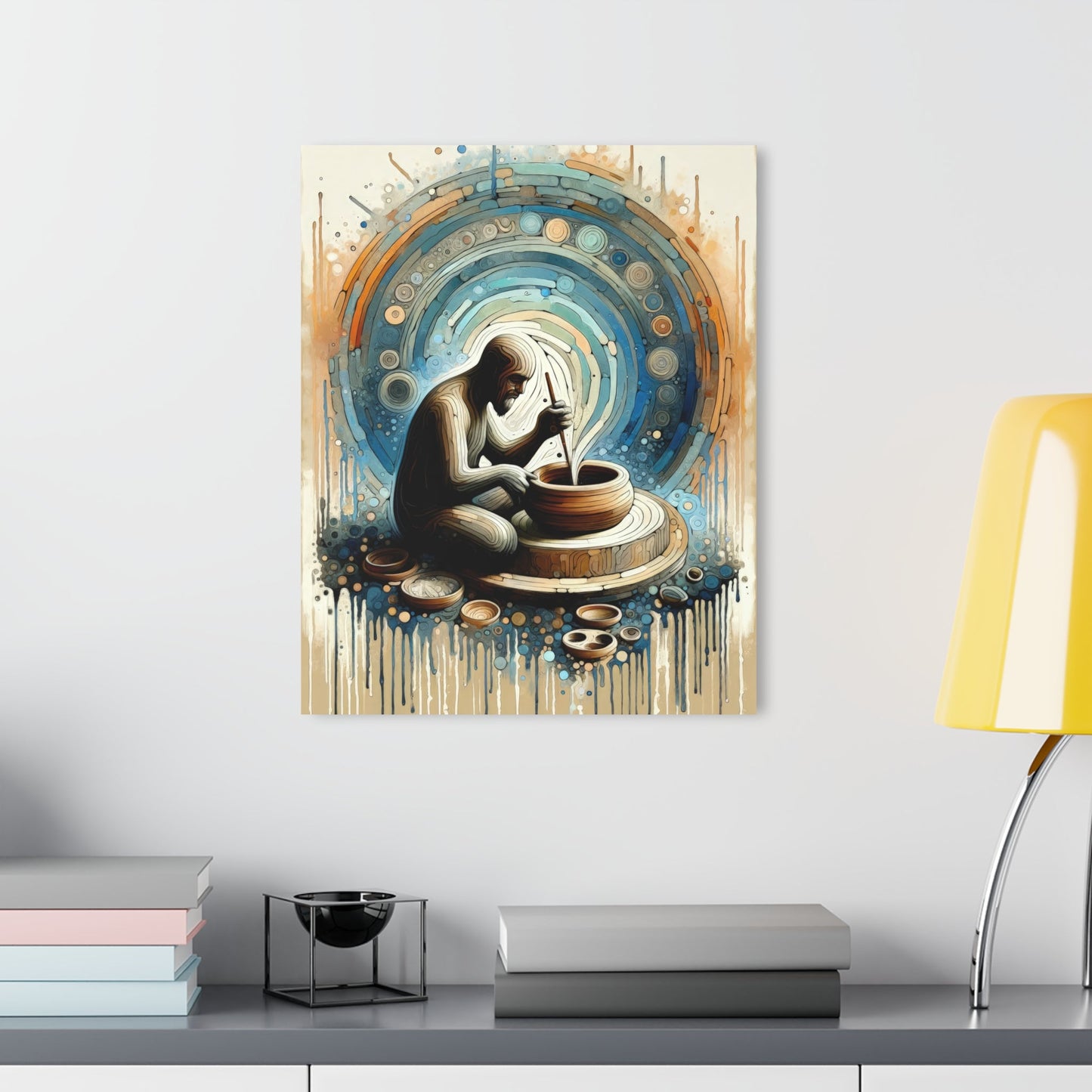 Crafting Semantic Pottery Acrylic Prints (French Cleat Hanging) - ATUH.ART