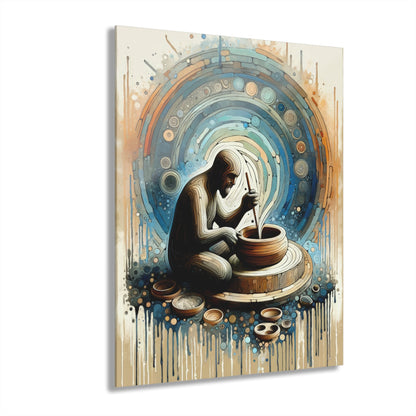 Crafting Semantic Pottery Acrylic Prints (French Cleat Hanging) - ATUH.ART