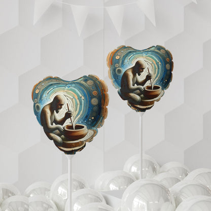 Crafting Semantic Pottery Balloon (Round and Heart-shaped), 11" - ATUH.ART