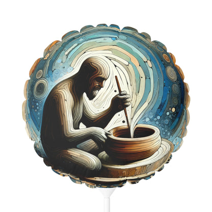 Crafting Semantic Pottery Balloon (Round and Heart-shaped), 11" - ATUH.ART