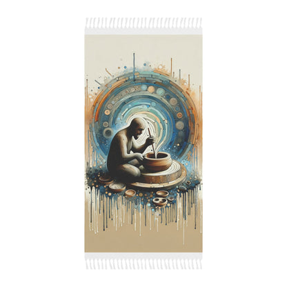 Crafting Semantic Pottery Boho Beach Cloth - ATUH.ART