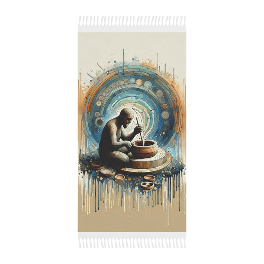 Crafting Semantic Pottery Boho Beach Cloth - ATUH.ART