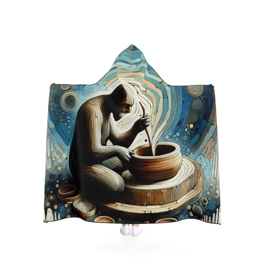 Crafting Semantic Pottery Hooded Blanket - ATUH.ART