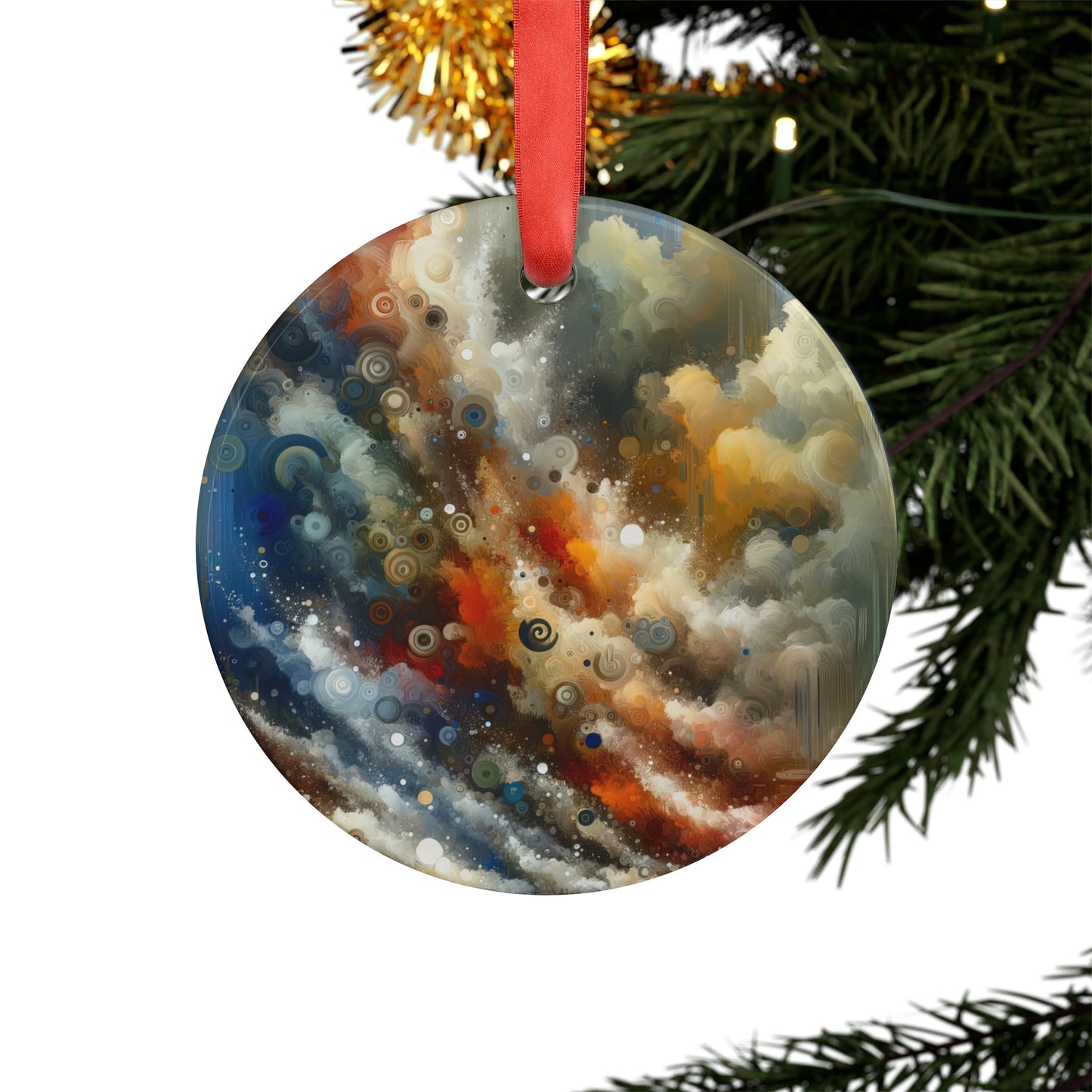 Crescendo Duration Symphony Acrylic Ornament with Ribbon - ATUH.ART