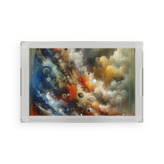 Crescendo Duration Symphony Acrylic Serving Tray - ATUH.ART