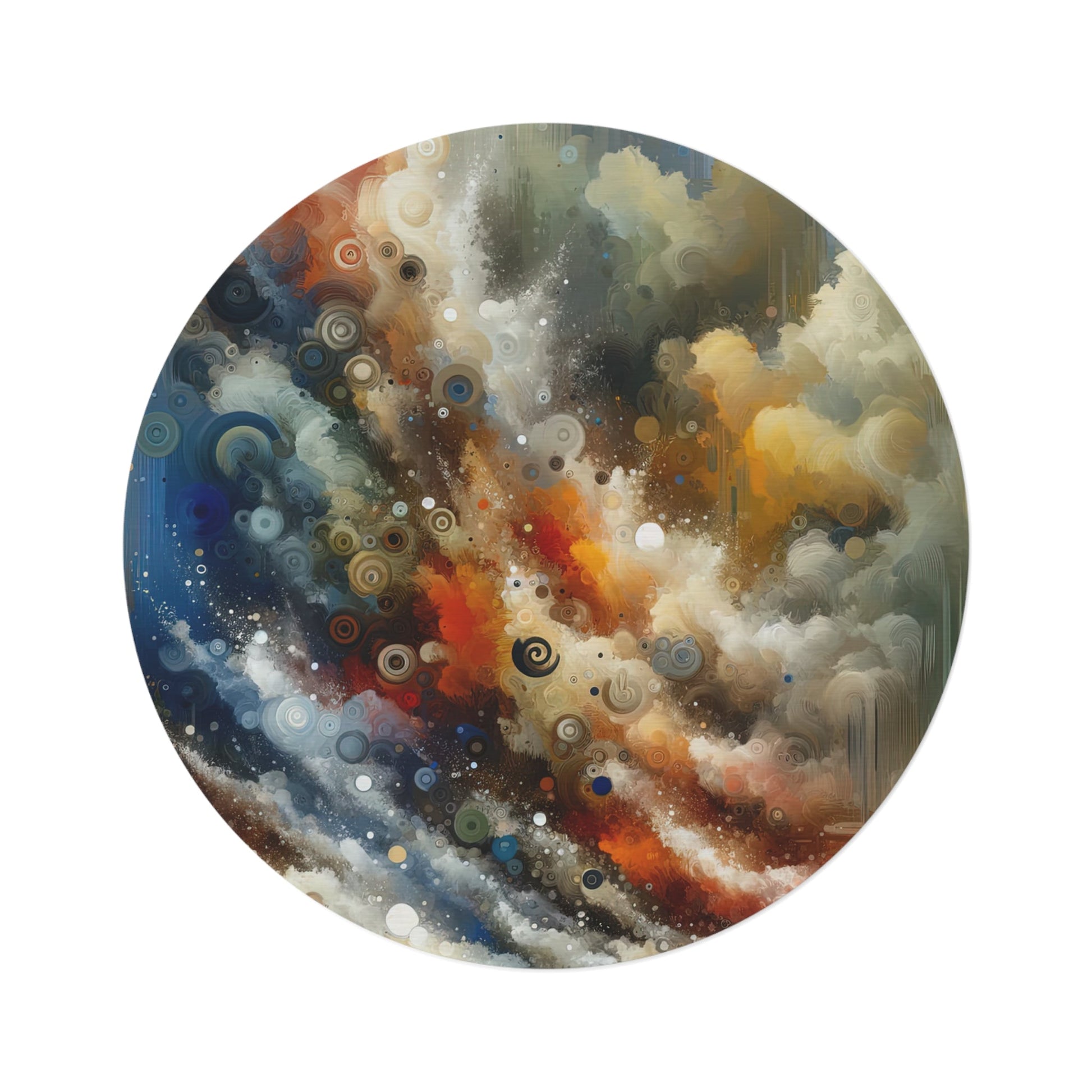 Crescendo Duration Symphony Round Rug - ATUH.ART