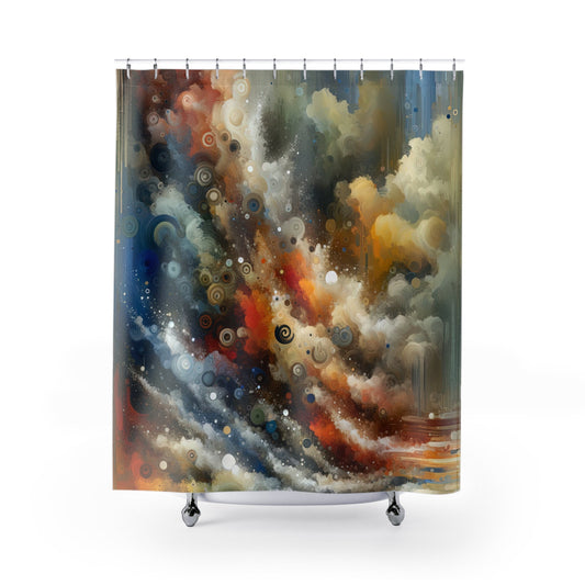 Crescendo Duration Symphony Shower Curtains - ATUH.ART