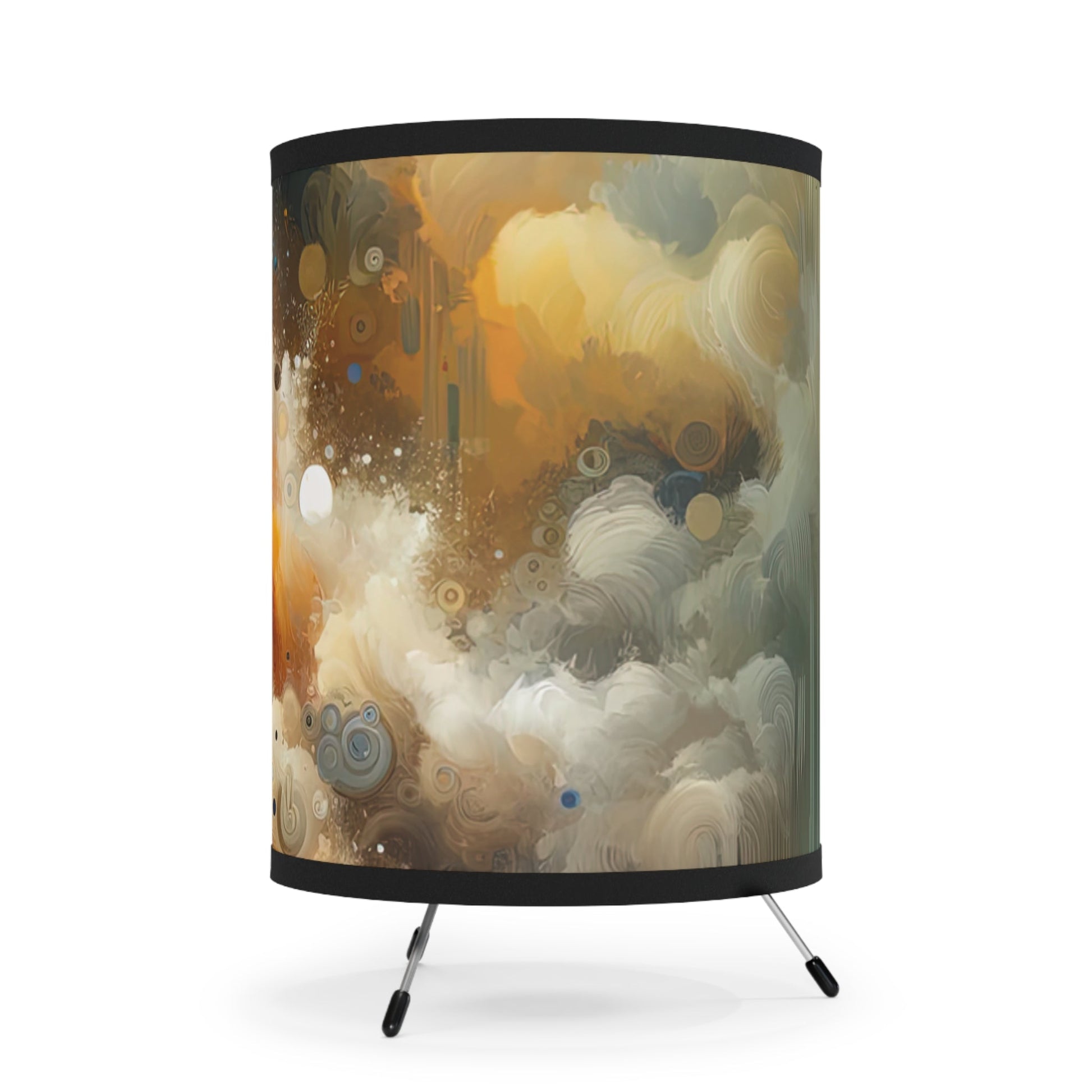 Crescendo Duration Symphony Tripod Lamp with High-Res Printed Shade, US\CA plug - ATUH.ART