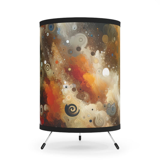 Crescendo Duration Symphony Tripod Lamp with High-Res Printed Shade, US\CA plug - ATUH.ART