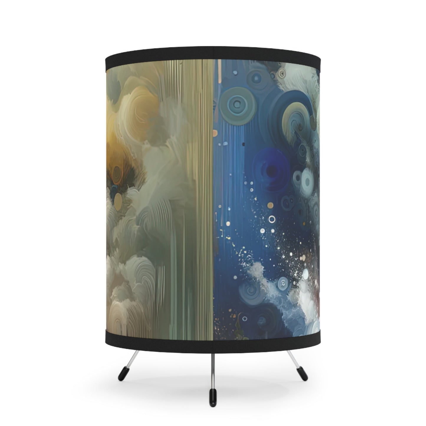 Crescendo Duration Symphony Tripod Lamp with High-Res Printed Shade, US\CA plug - ATUH.ART