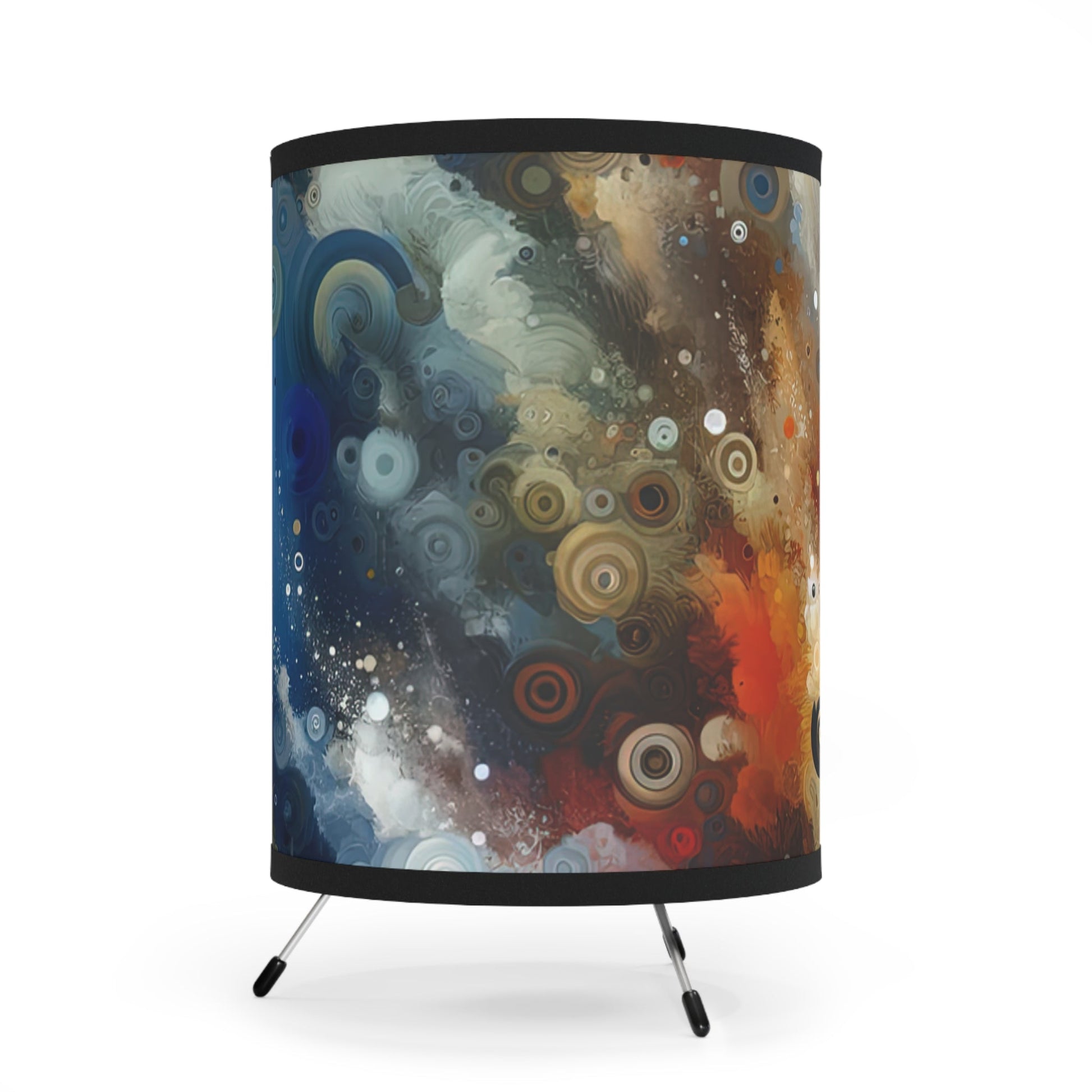 Crescendo Duration Symphony Tripod Lamp with High-Res Printed Shade, US\CA plug - ATUH.ART