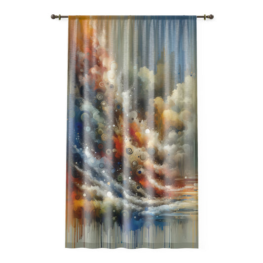 Crescendo Duration Symphony Window Curtain - ATUH.ART