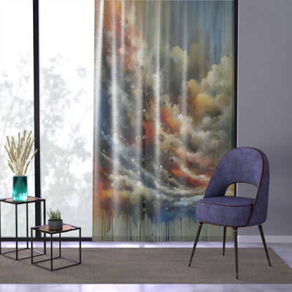 Crescendo Duration Symphony Window Curtain - ATUH.ART