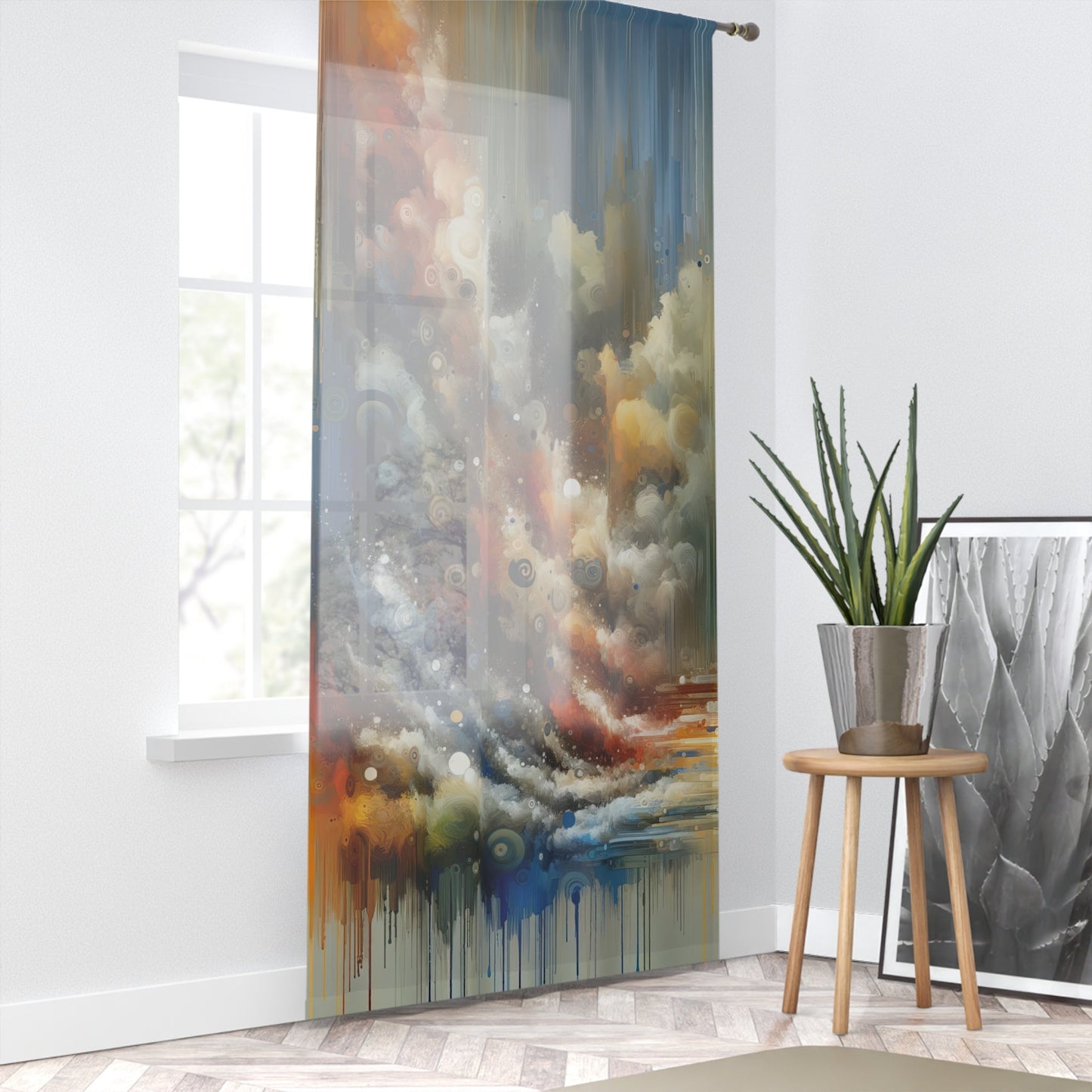 Crescendo Duration Symphony Window Curtain - ATUH.ART