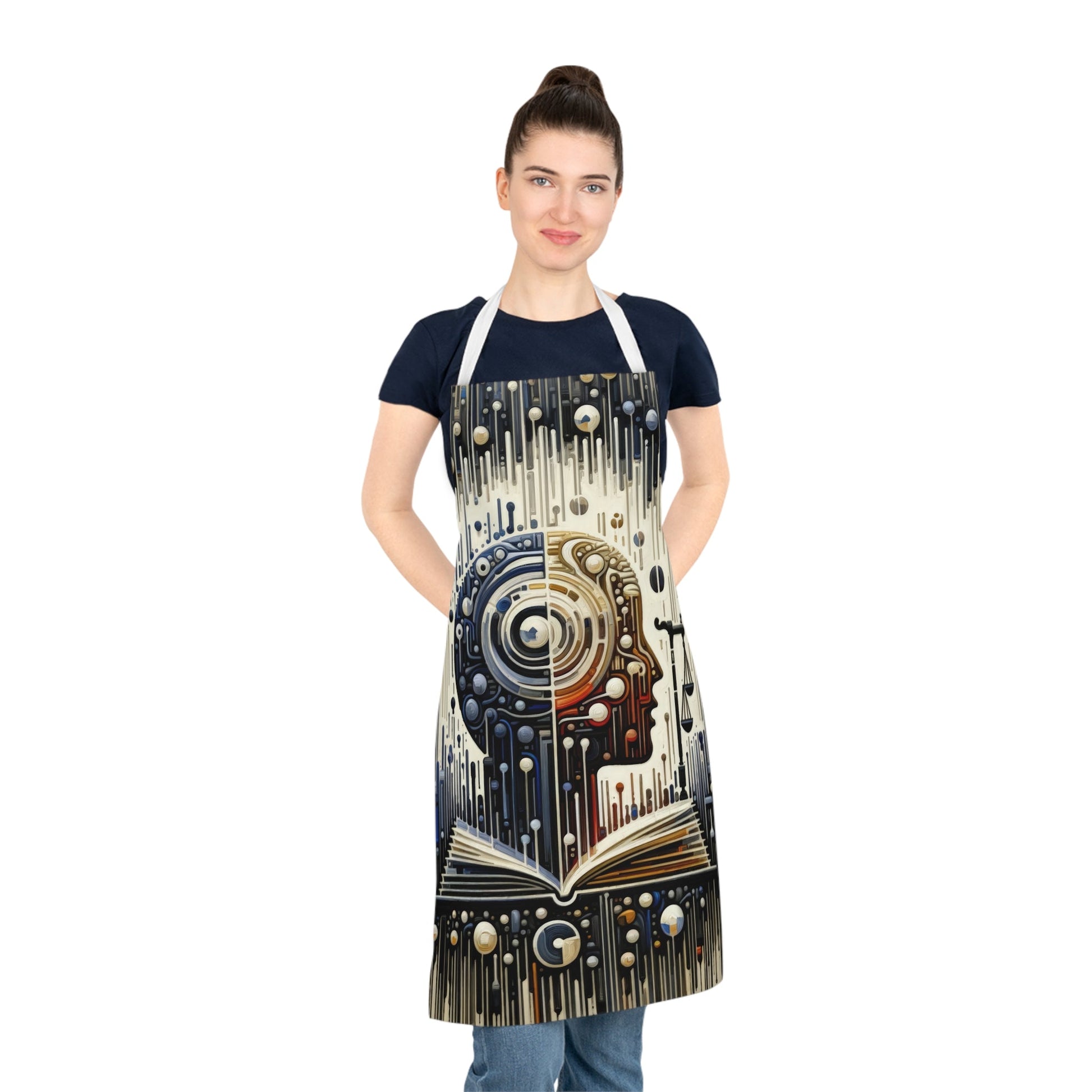 Critique Analytical Deliberation Adult Apron (AOP) - ATUH.ART