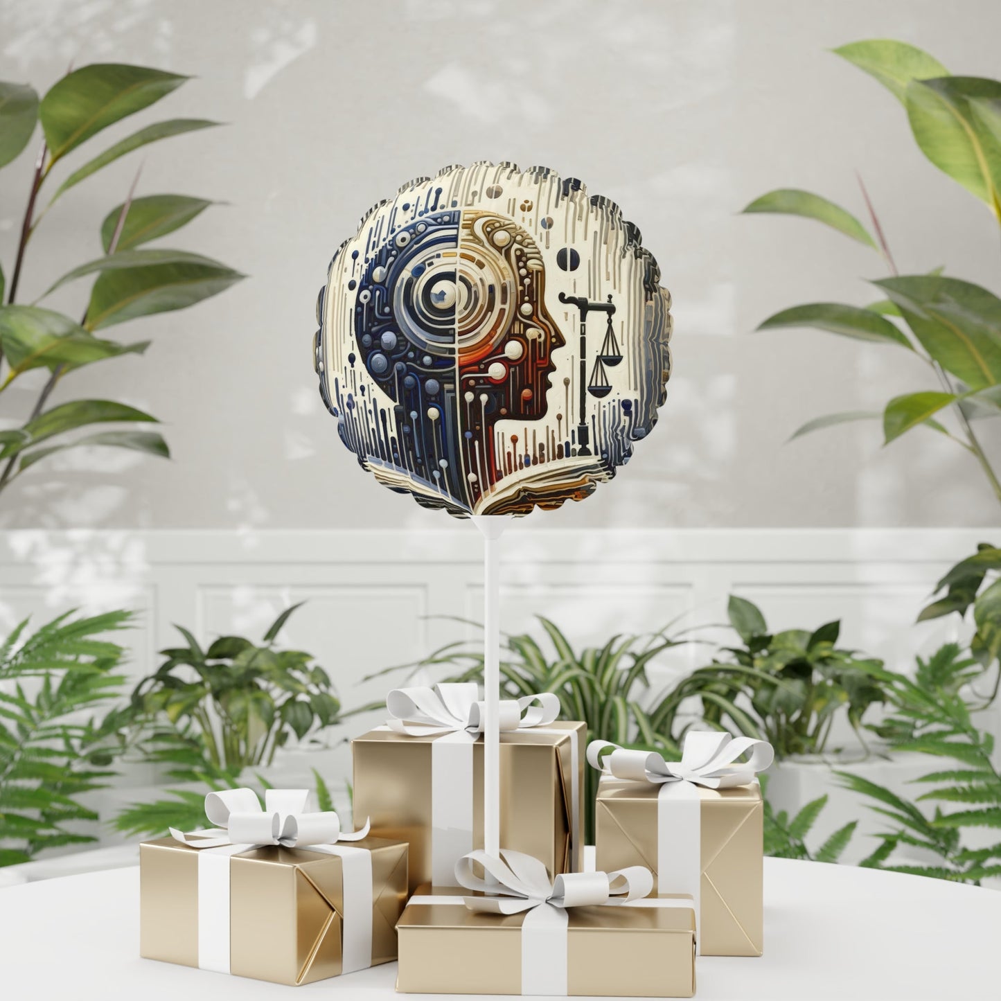 Critique Analytical Deliberation Balloon (Round and Heart-shaped), 11" - ATUH.ART