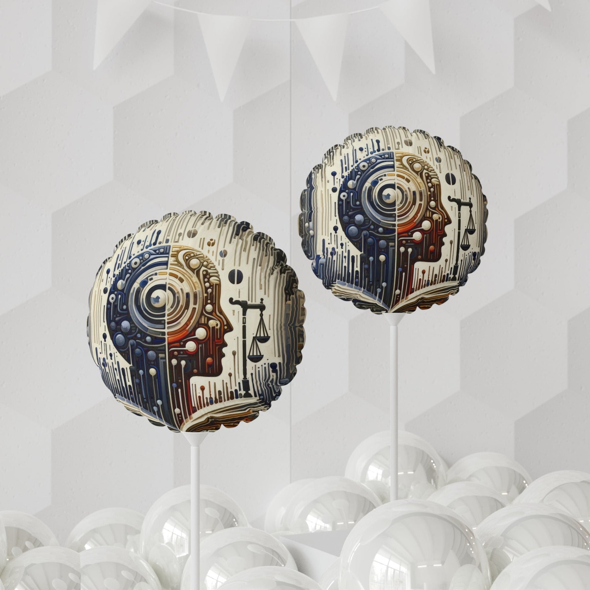 Critique Analytical Deliberation Balloon (Round and Heart-shaped), 11" - ATUH.ART