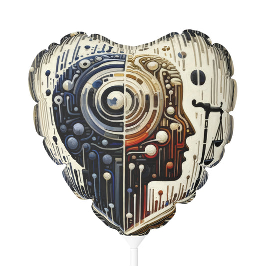 Critique Analytical Deliberation Balloon (Round and Heart-shaped), 11" - ATUH.ART