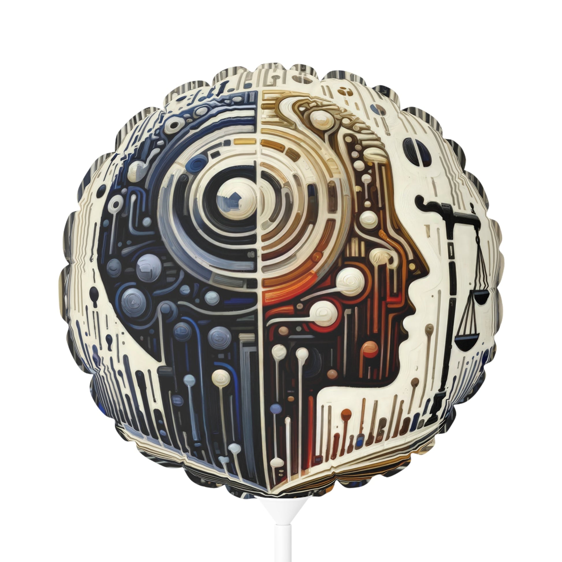 Critique Analytical Deliberation Balloon (Round and Heart-shaped), 11" - ATUH.ART