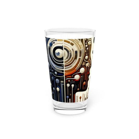 Critique Analytical Deliberation Pint Glass, 16oz - ATUH.ART