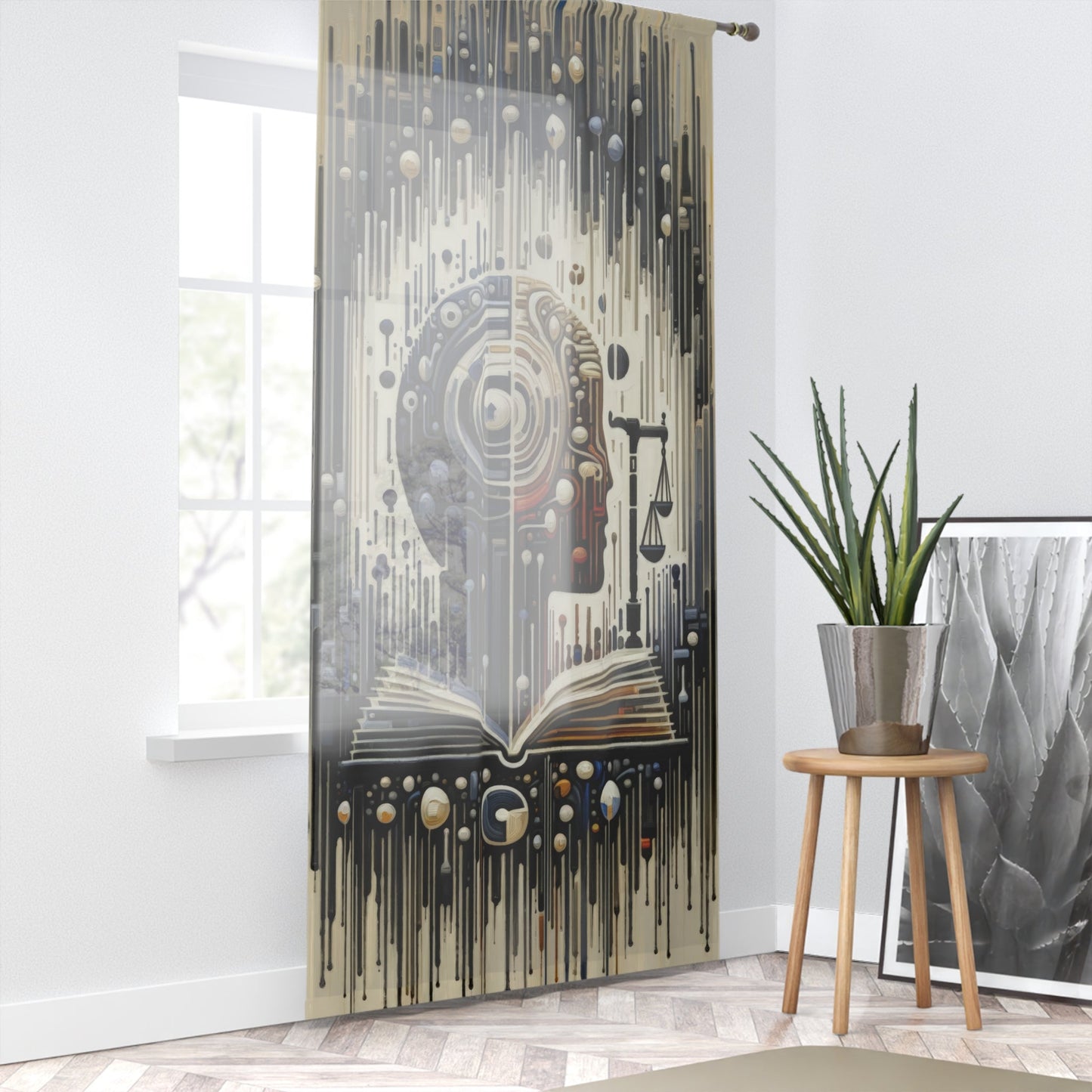 Critique Analytical Deliberation Window Curtain - ATUH.ART