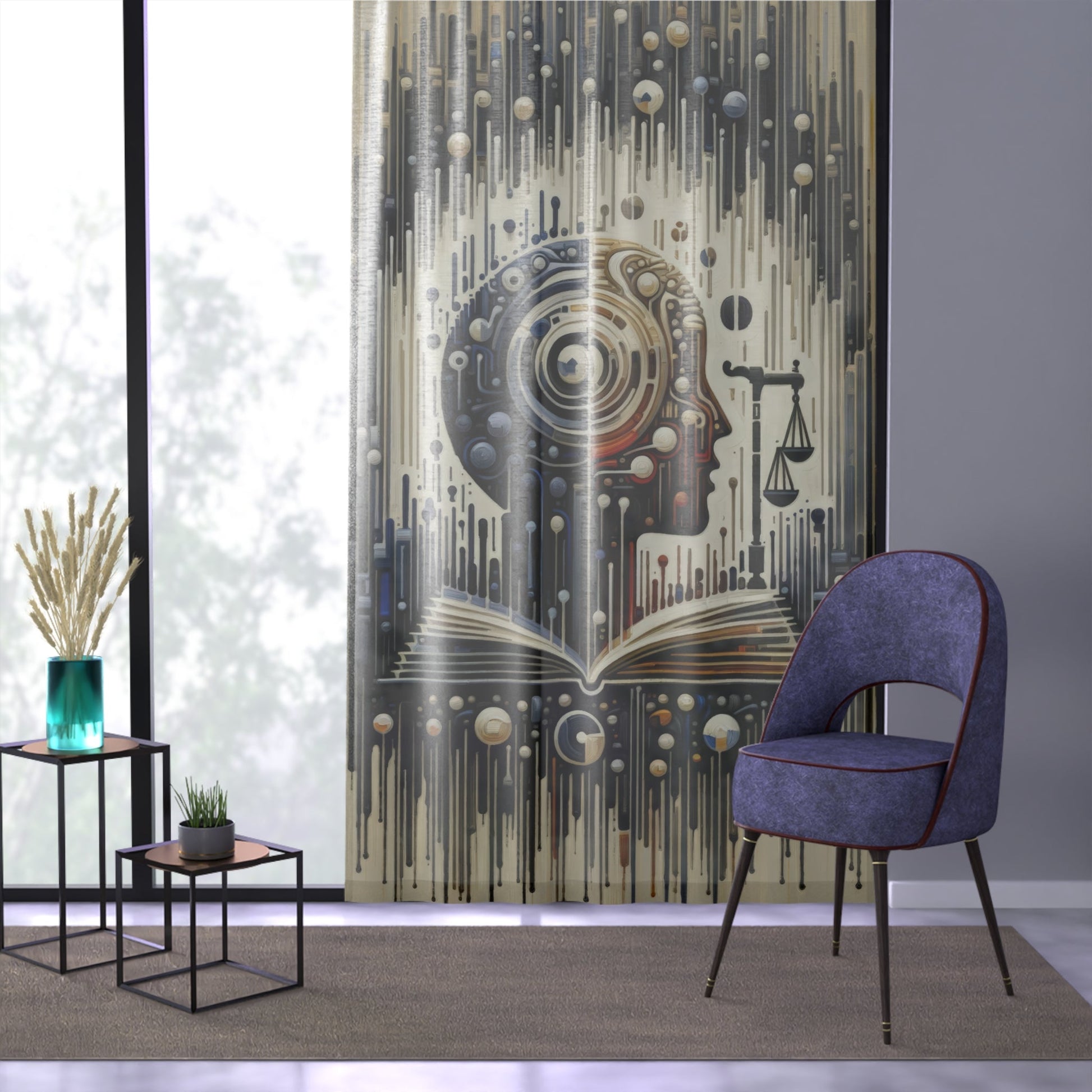 Critique Analytical Deliberation Window Curtain - ATUH.ART