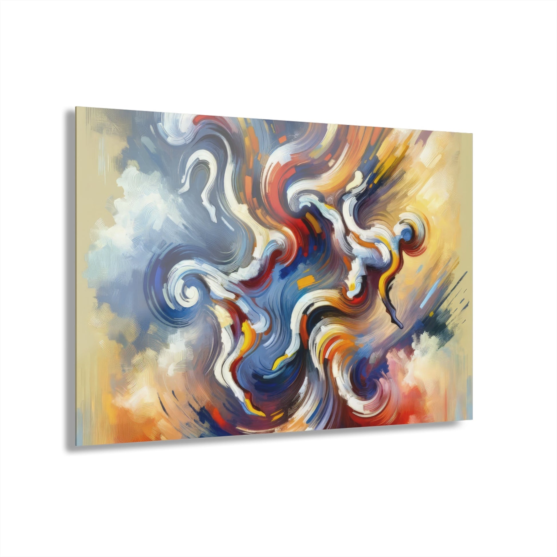 Dancing Disruption Tachism Acrylic Prints (French Cleat Hanging) - ATUH.ART