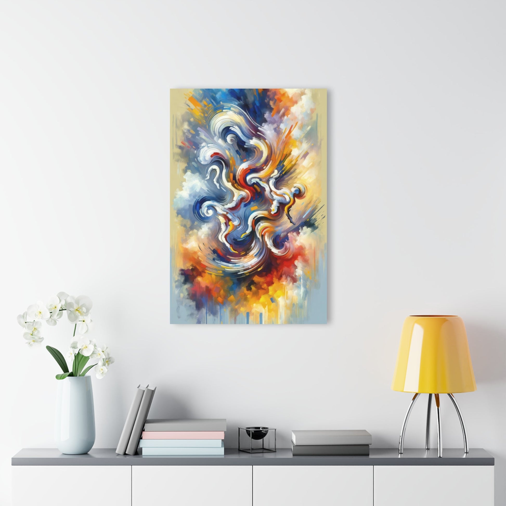 Dancing Disruption Tachism Acrylic Prints (French Cleat Hanging) - ATUH.ART