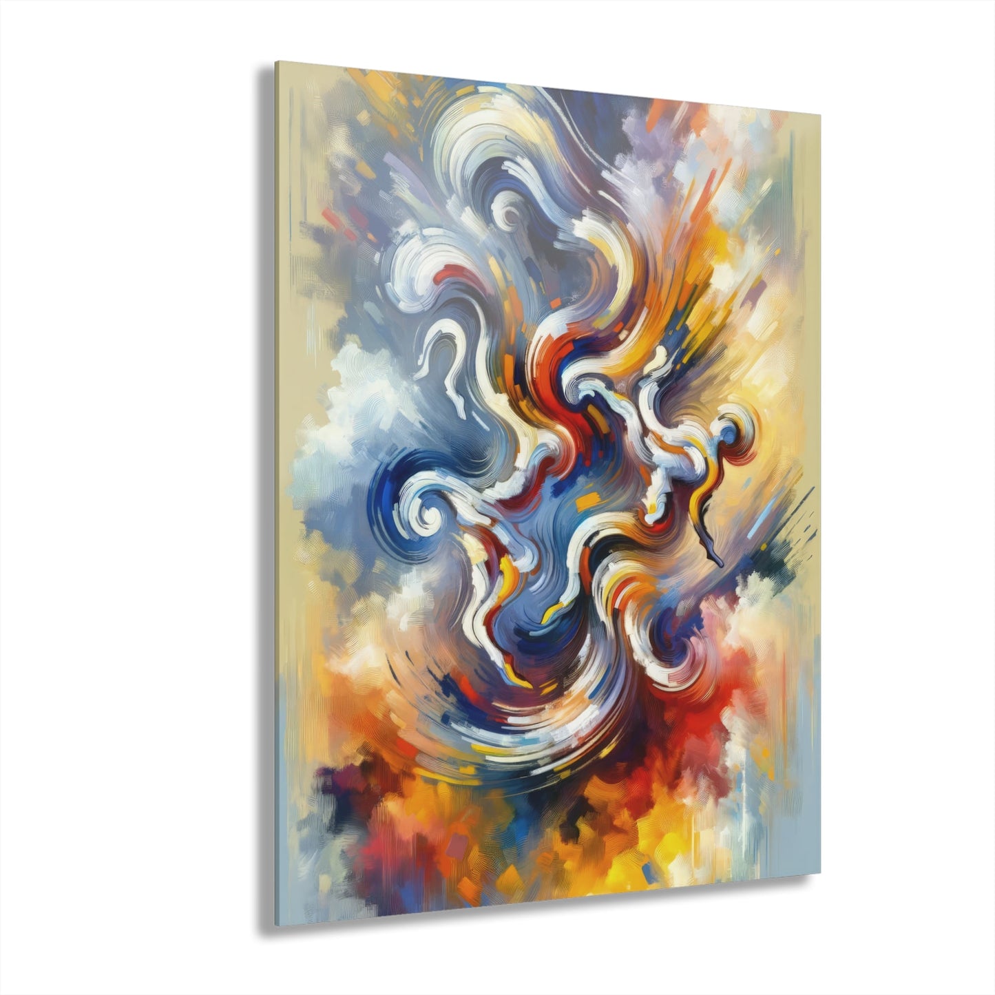 Dancing Disruption Tachism Acrylic Prints (French Cleat Hanging) - ATUH.ART