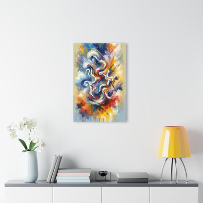 Dancing Disruption Tachism Acrylic Prints (French Cleat Hanging) - ATUH.ART
